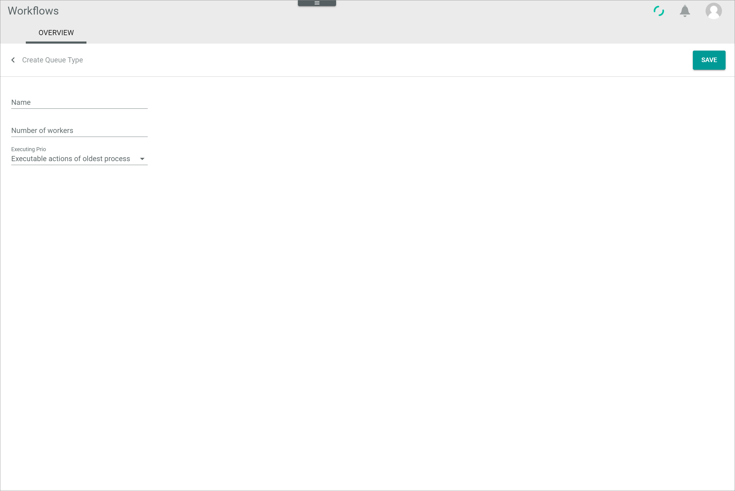 Create queue type