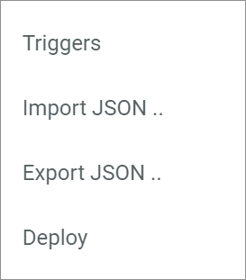 Context menu