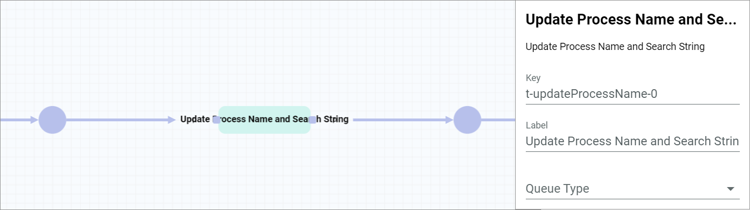 Update process name and search string