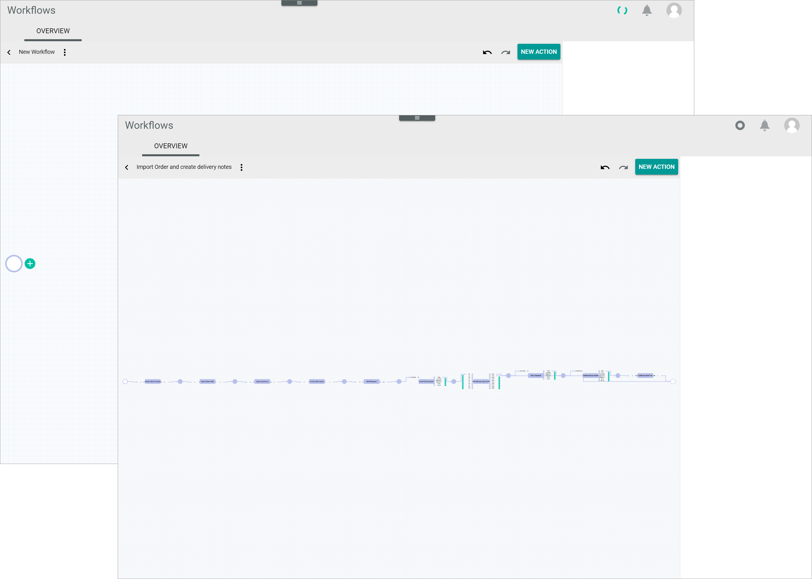 Workflow editor