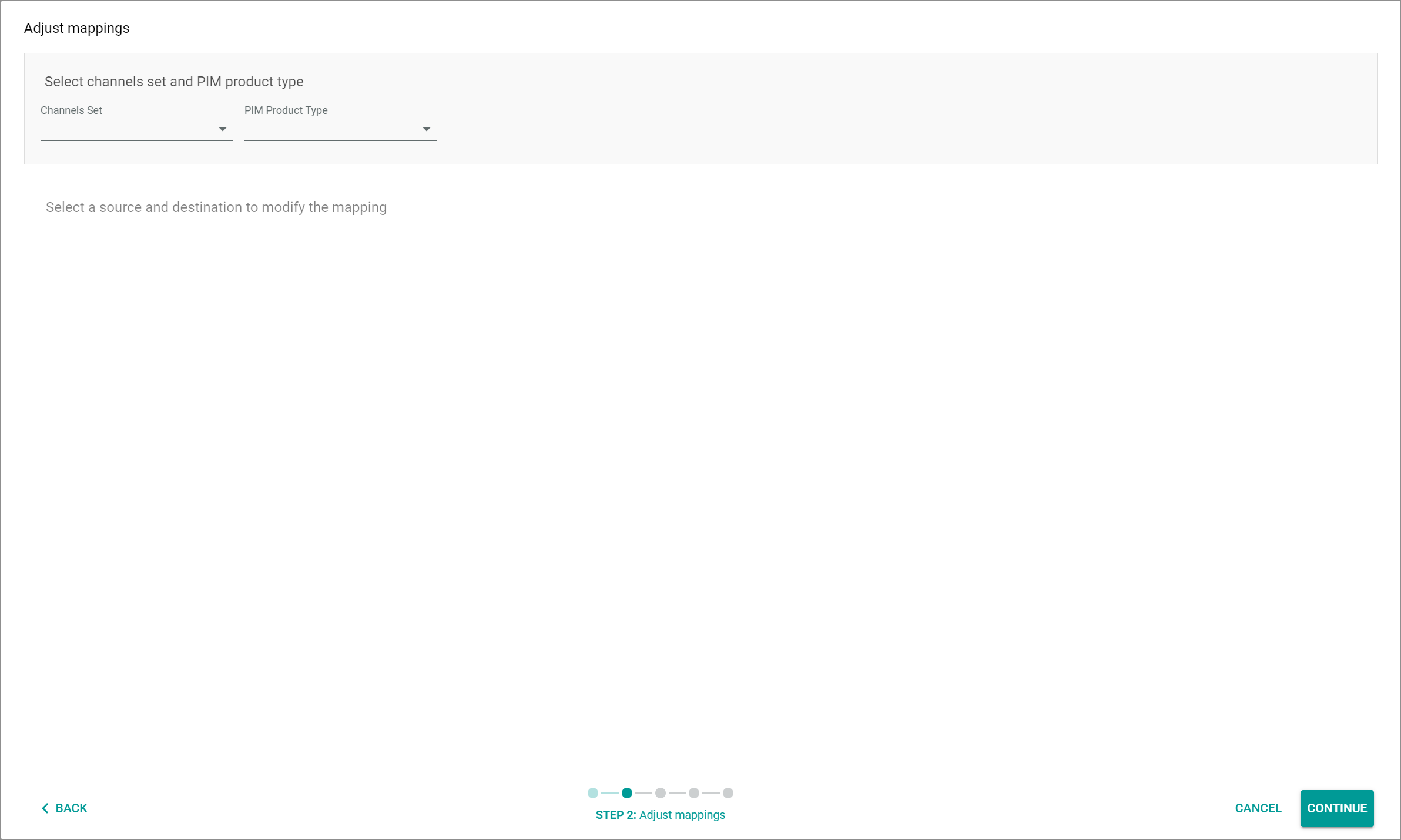 Adjust mappings