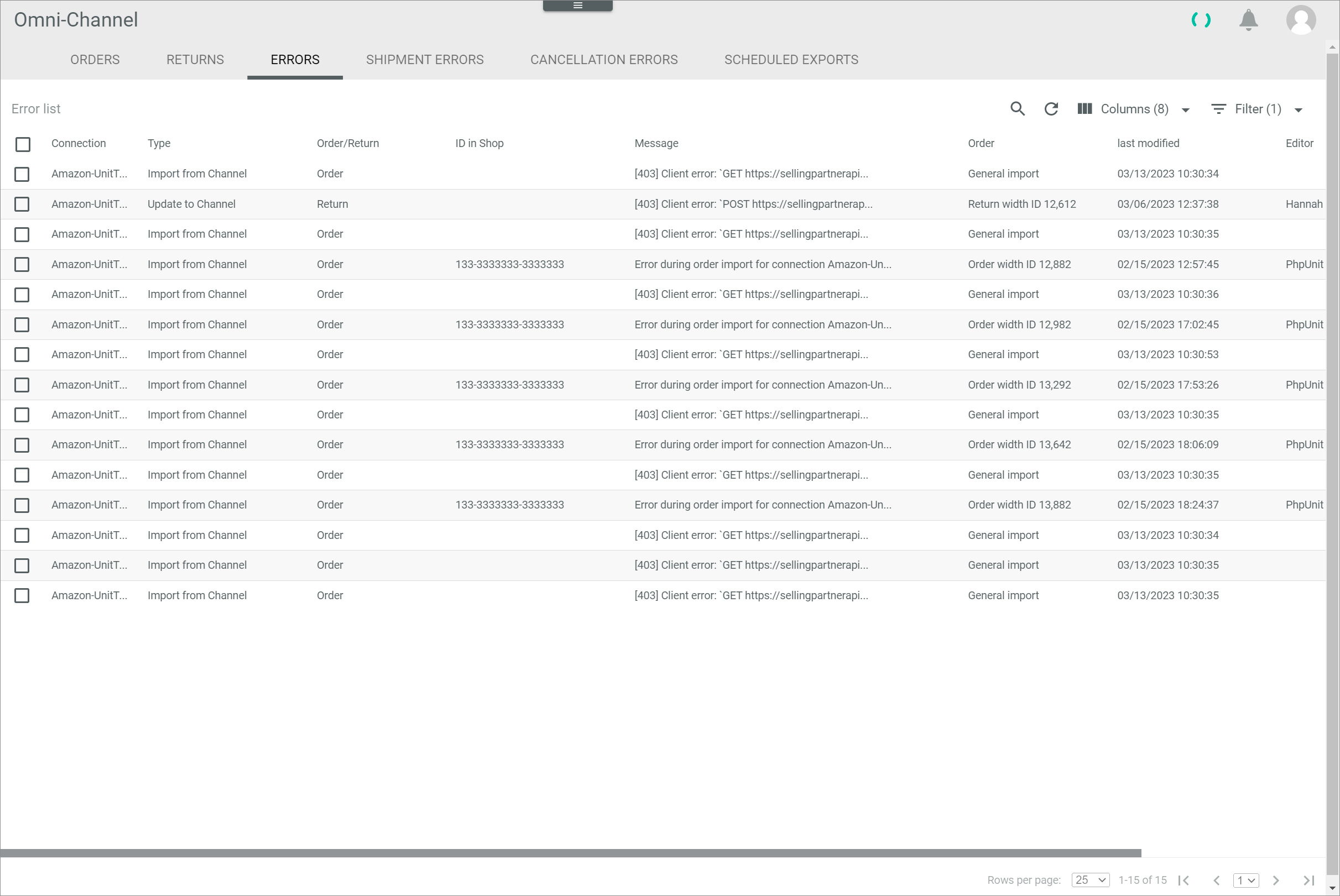 Orders