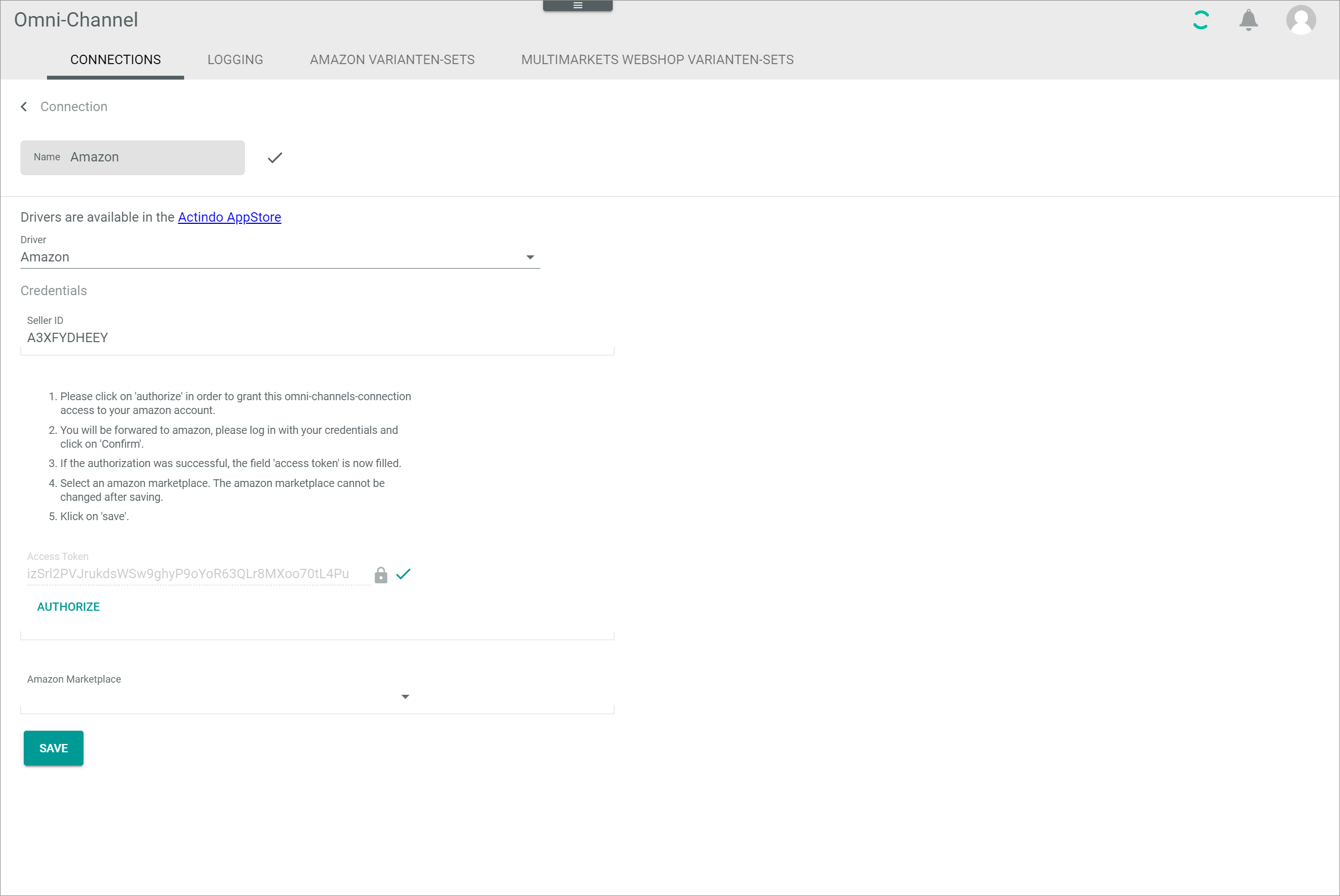 Access token