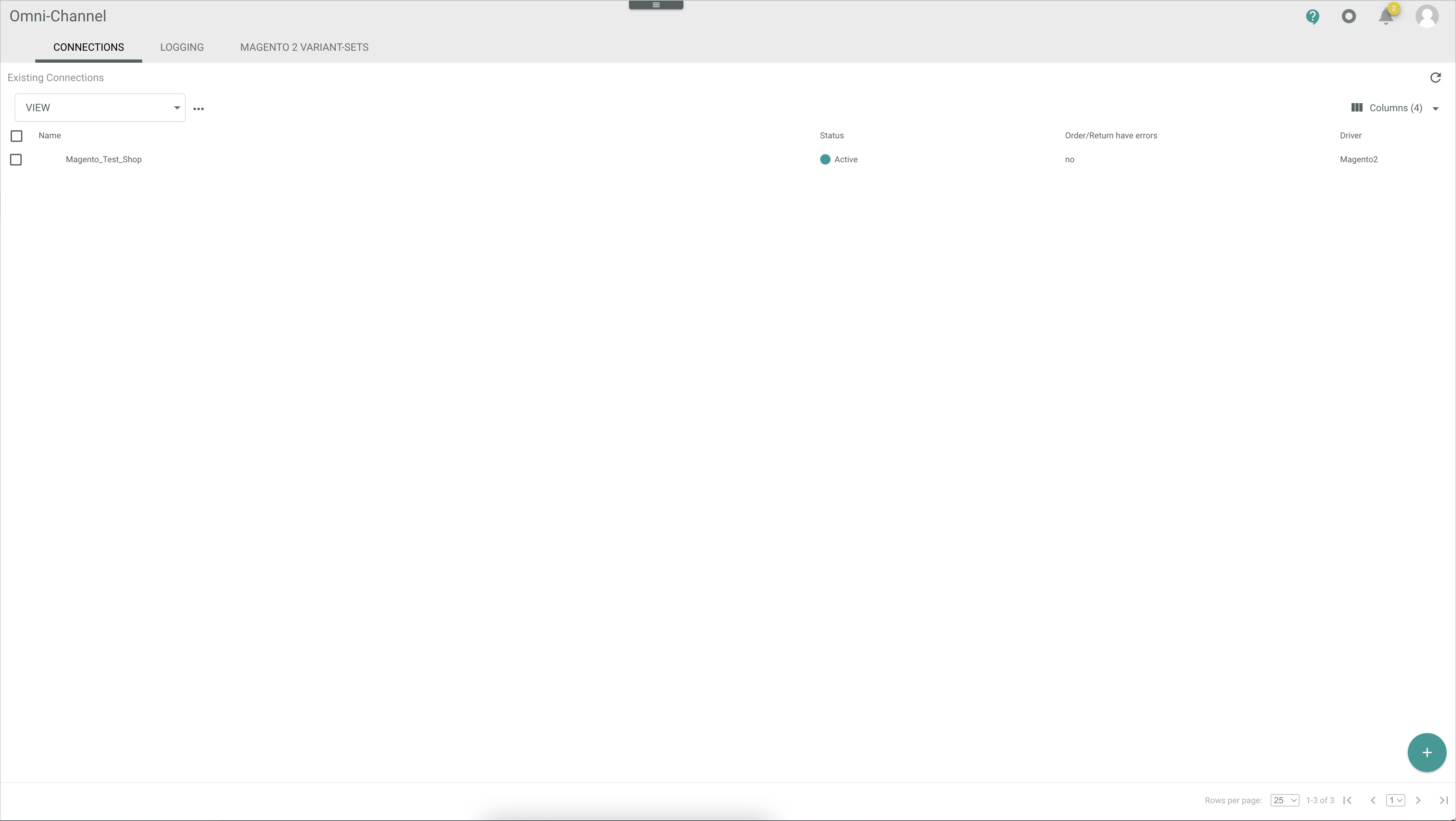 Magento 2 connection