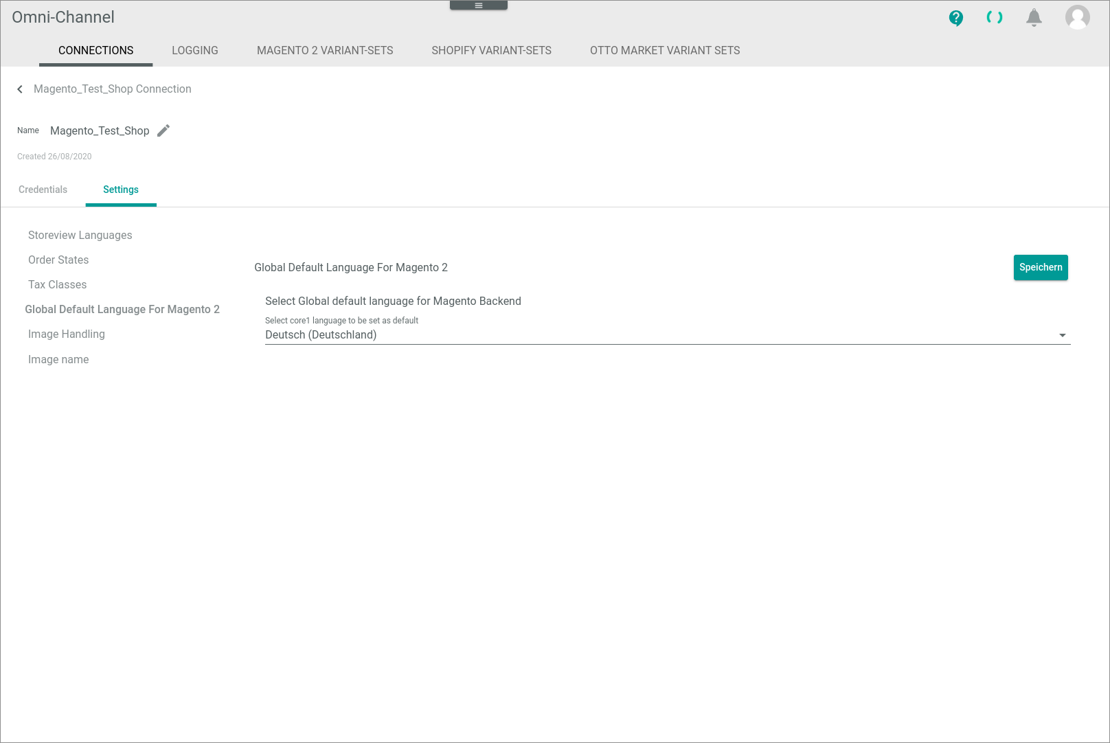 Global default language for Magento 2