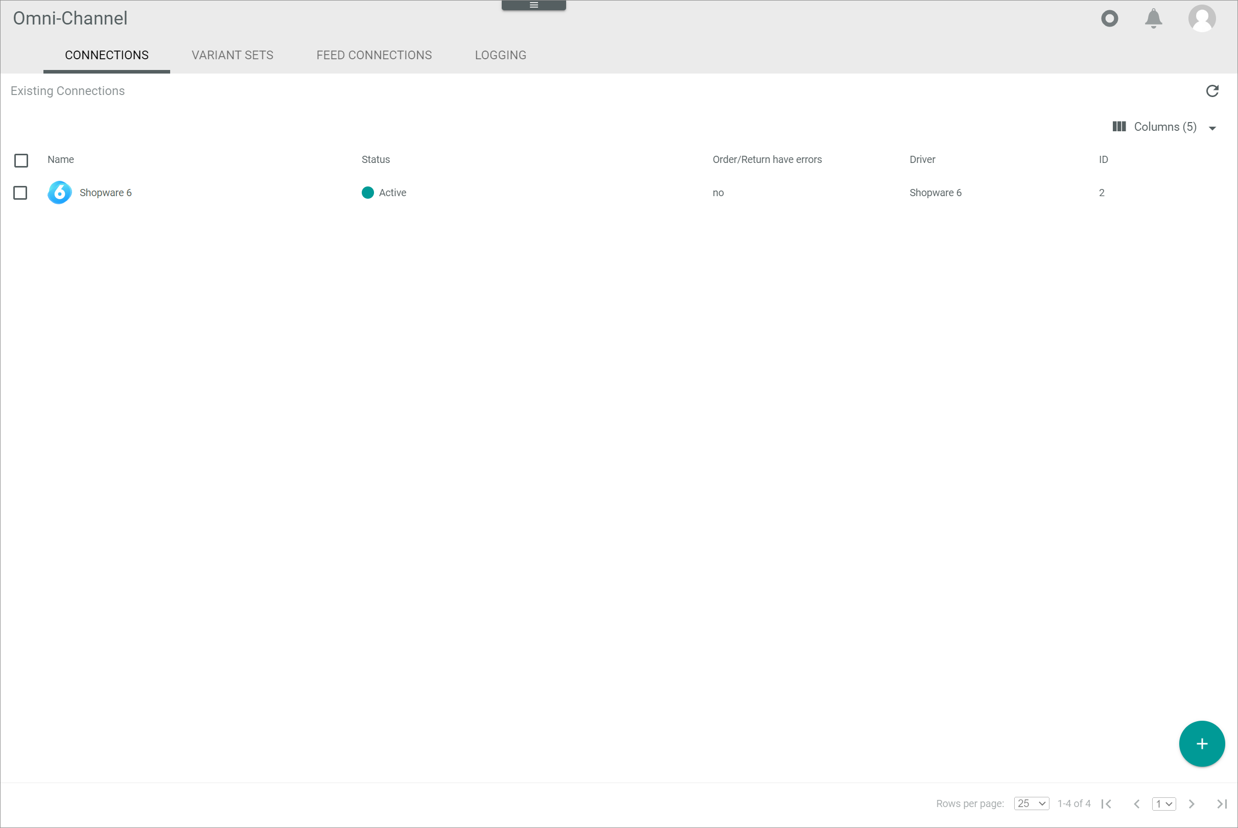 Shopware 6 connection