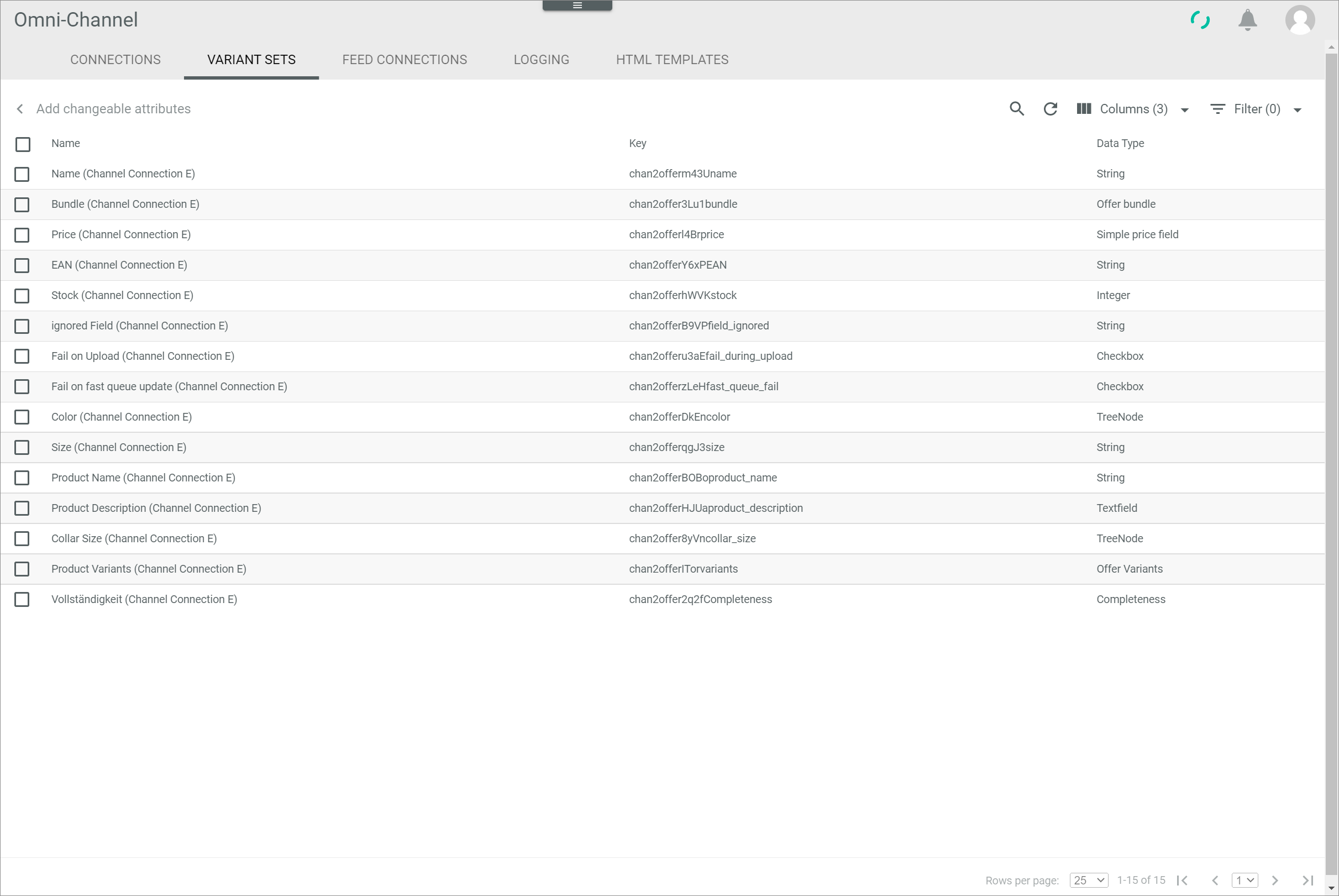 Add changeable attributes