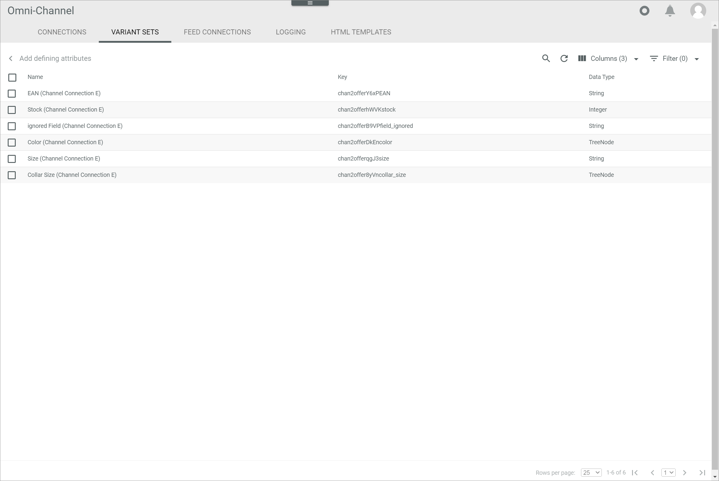 Add defining attributes