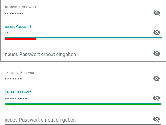 Good and poor password