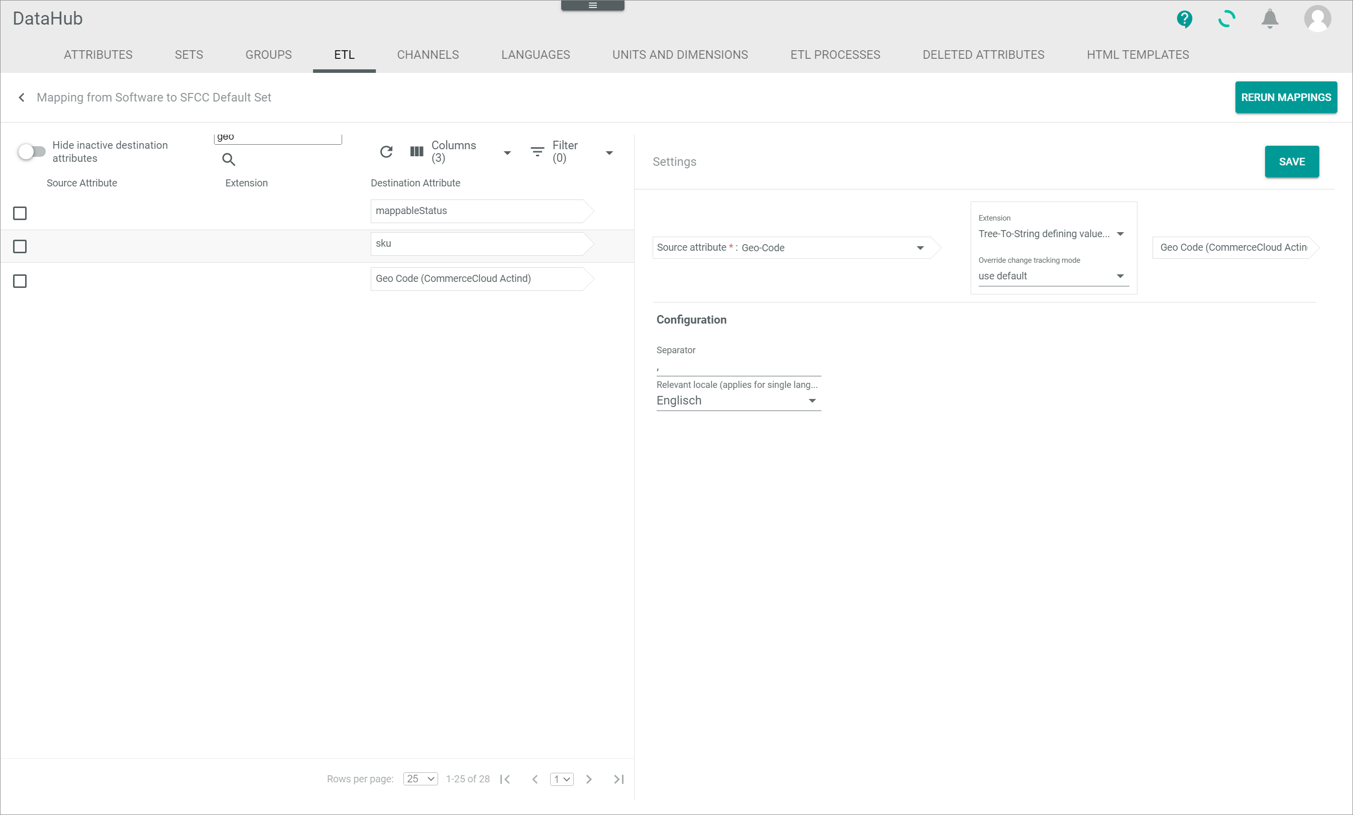 Configuration translation