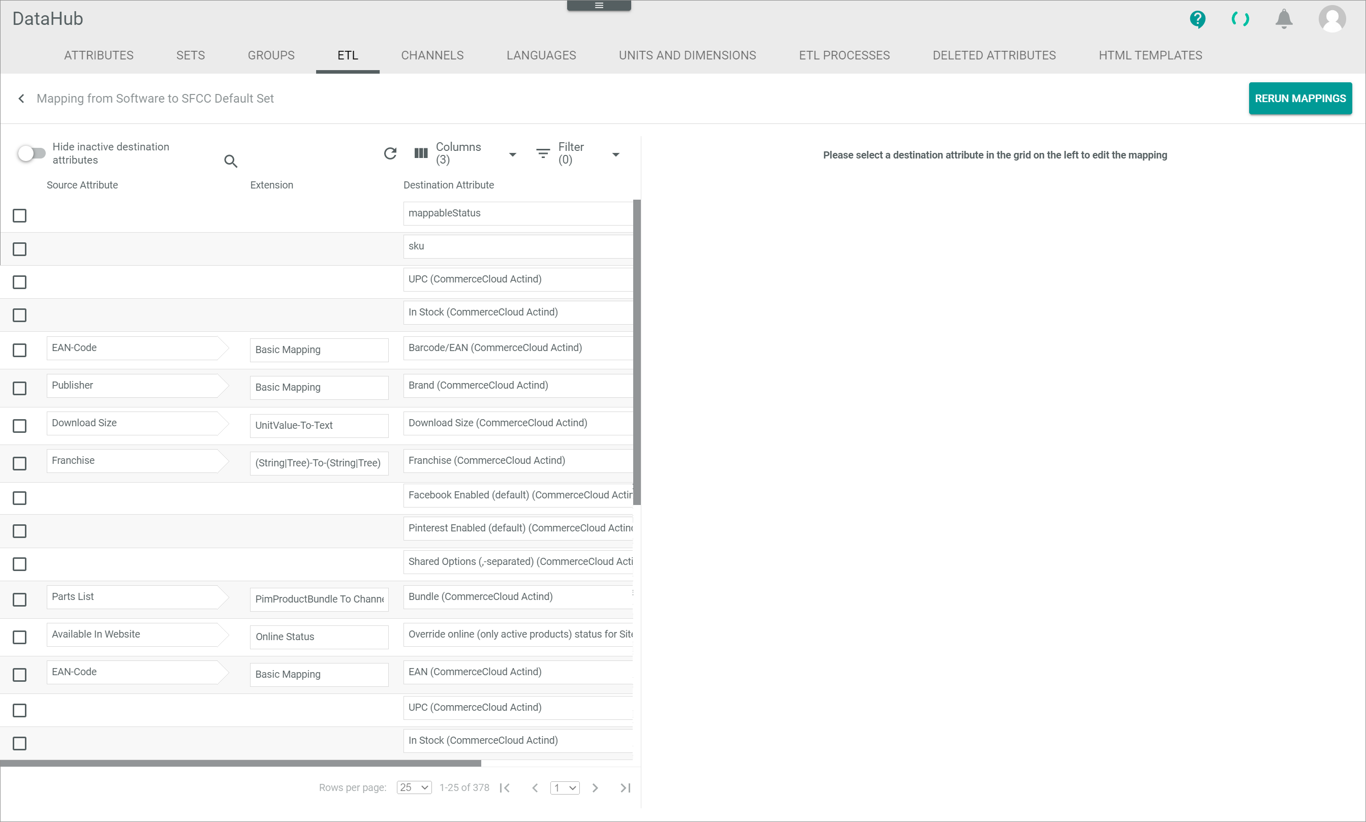 Mapping Salesforce Commerce Cloud