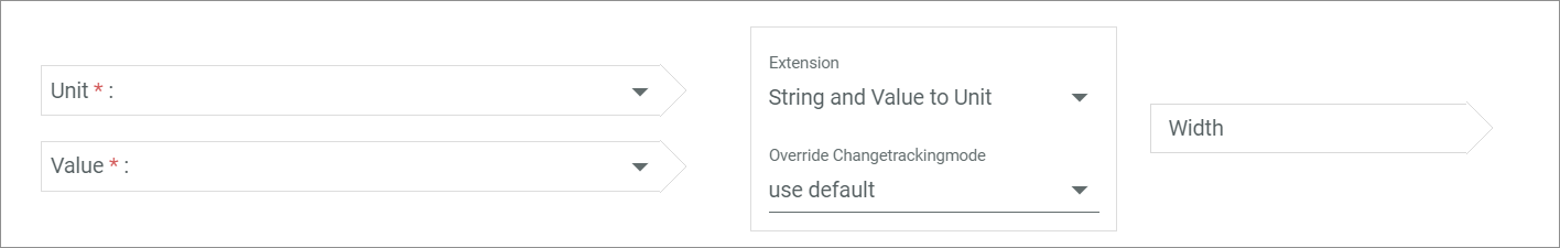 String and value to unit