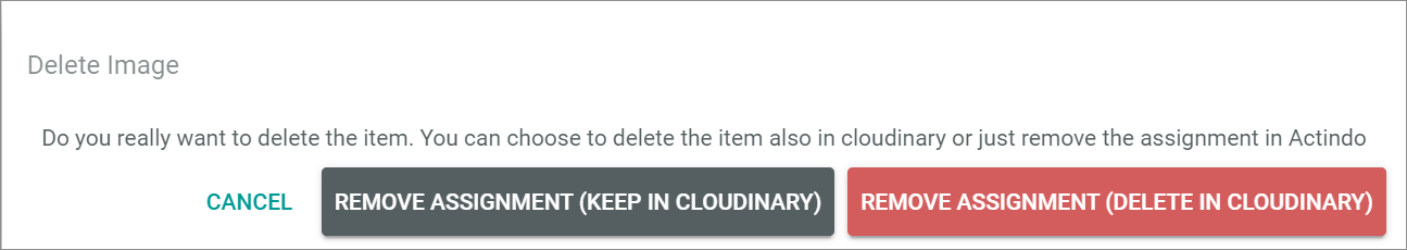 Delete image