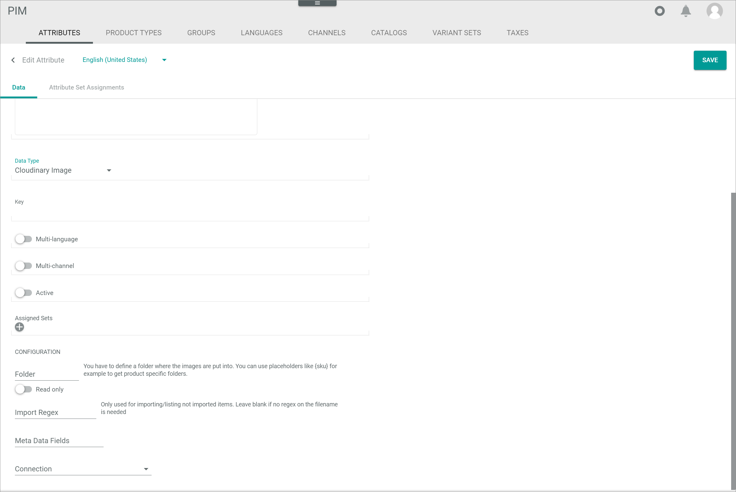 Cloudinary data type